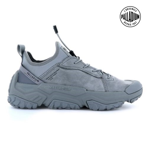 Palladium Off-grid LO LTH Men's Sneakers Grey | UK T409-OMW